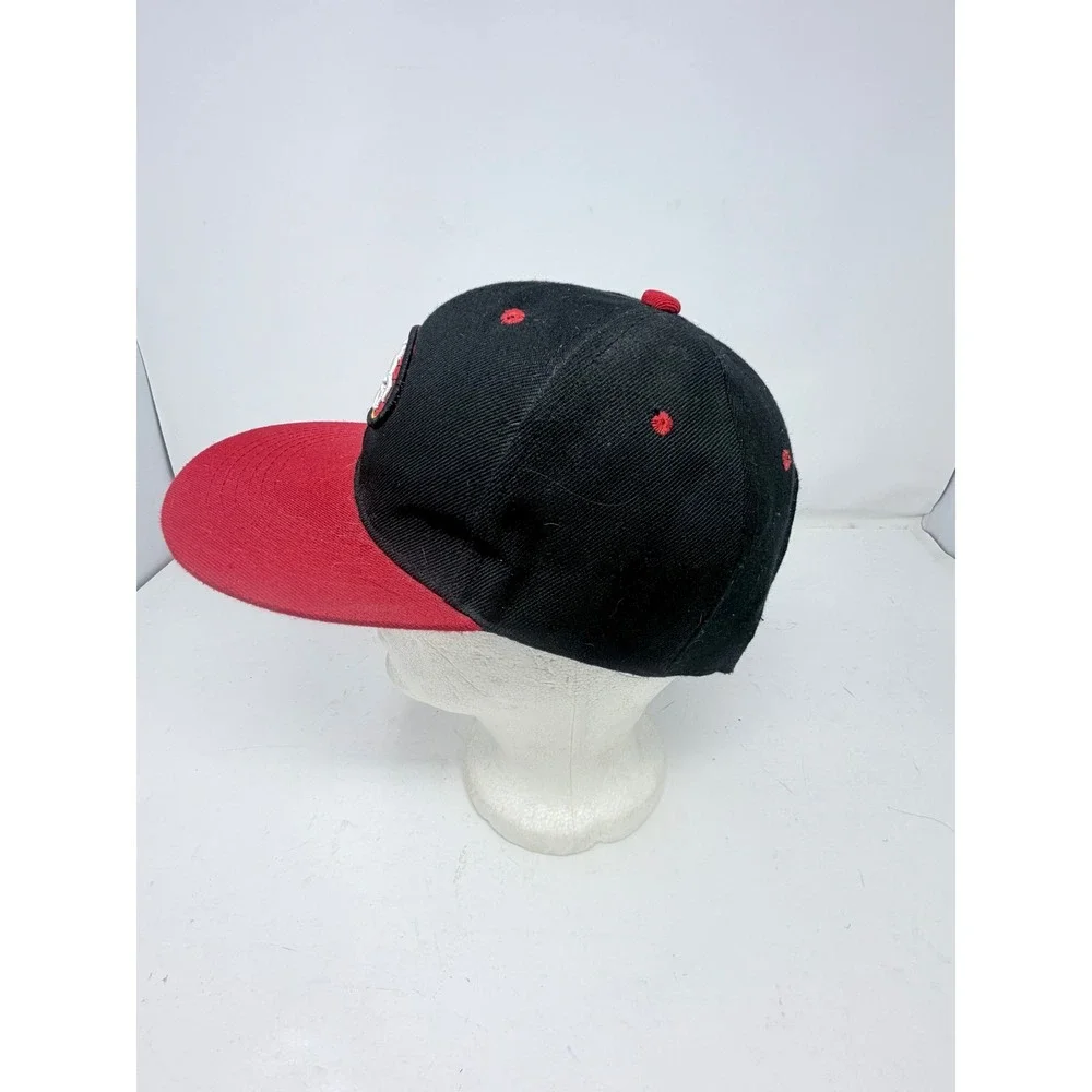 Vintage San Francisco 49ers Hat New Century Snapback Cap Black Red NFL 90s